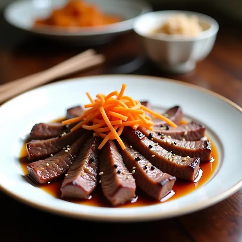 Bulgoogi Coreano de Ternera con Salsa de Peras: Receta en Airfryer Rápida y Sabrosa
