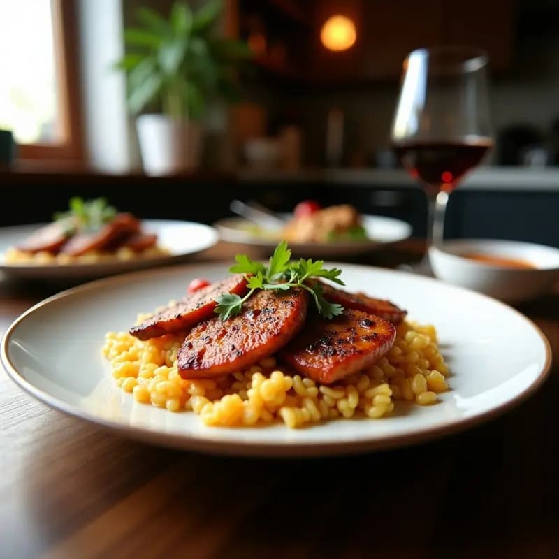 Bulgogi de Ternera con Salsa de Sésamo y Arroz Jasmine: Receta Coreana en Sartén