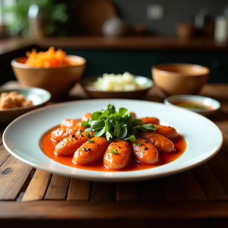 Bulgoogi de Ternera con Salsa Gochujang y Manzana Verde: Plato Coreano Picante y Dulce
