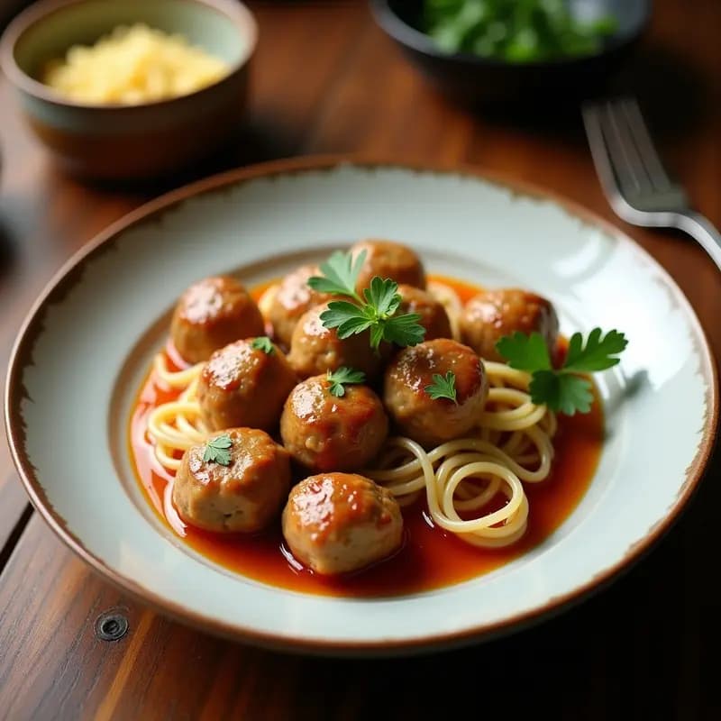 Bun Cha de Cerdo Asado con Vermicelli: Receta Vietnamita Auténtica en Sartén