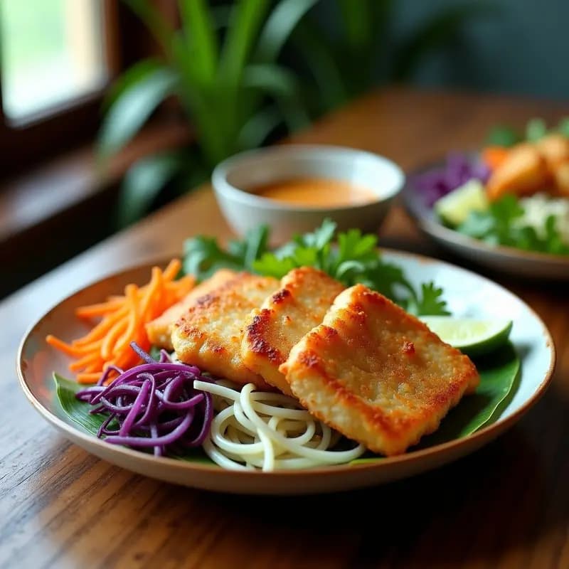 Bun Cha Vietnamita con Toque de Limón: Receta en Airfryer Sin Aceite