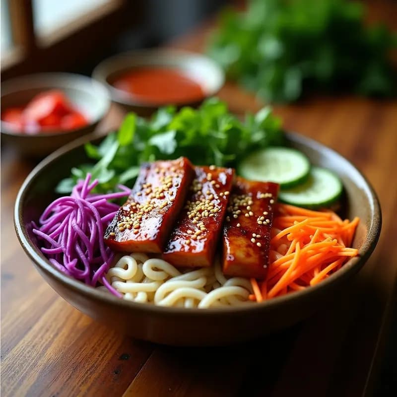 Bun che de Cerdo Marinado: Receta Vietnamita Auténtica en Barbacoa Casera