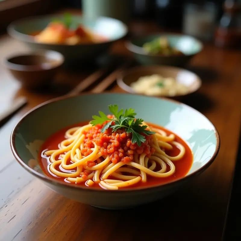 Bun Ramen de Cerdo y Kimchi: Receta Coreana Picante y Alta en Proteína