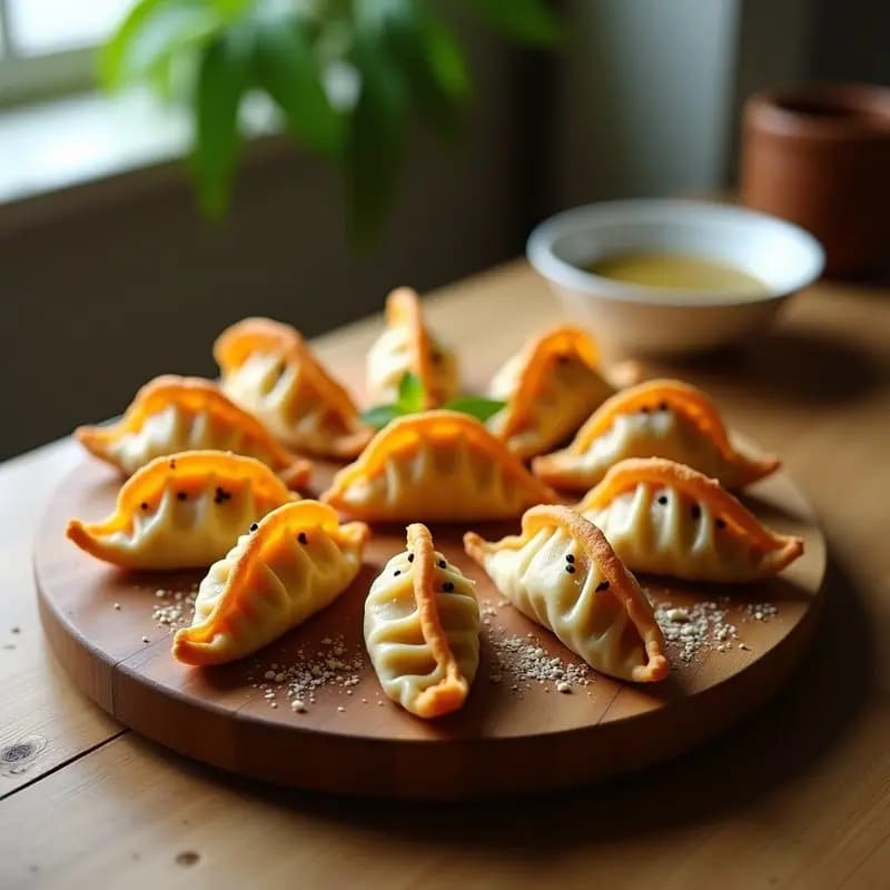 Bunarashi de Calabaza y Queso Feta: Empanadas Japonesas Dulces y Saladas