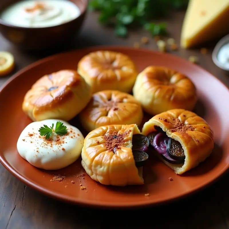 Bunca de Berenjena y Queso Halloumi: Receta Turca en Sartén Sin Aceite
