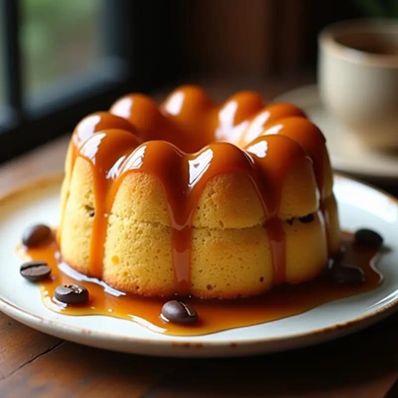 Bunday de Caramelo Salado y Café: Postre Filipinno Esponjoso y con Toque Moderno