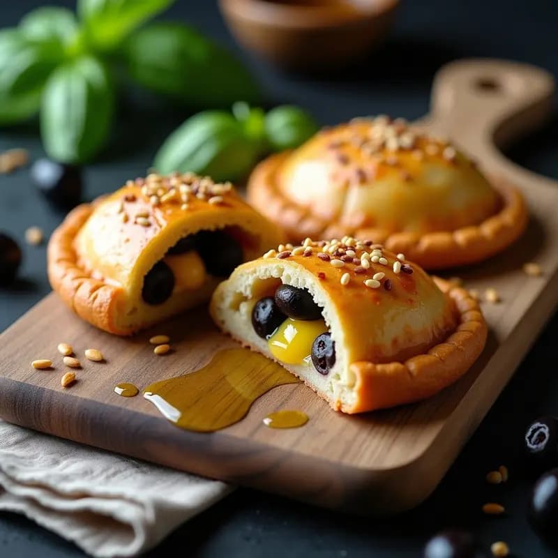 Buniya de Palmito y Aceituna Negra: Empanada Uruguaya Vegana y Sin Horno