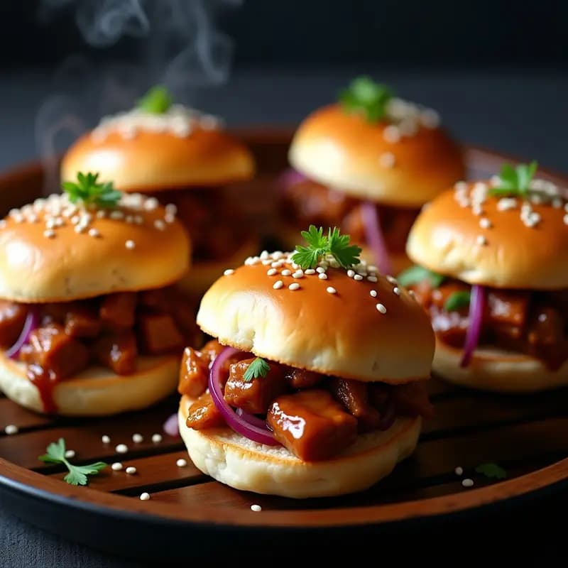 Buns Japoneses de Cerdo Desmenuzado con Salsa Hoisin: Receta en Airfryer Ultrajugosa