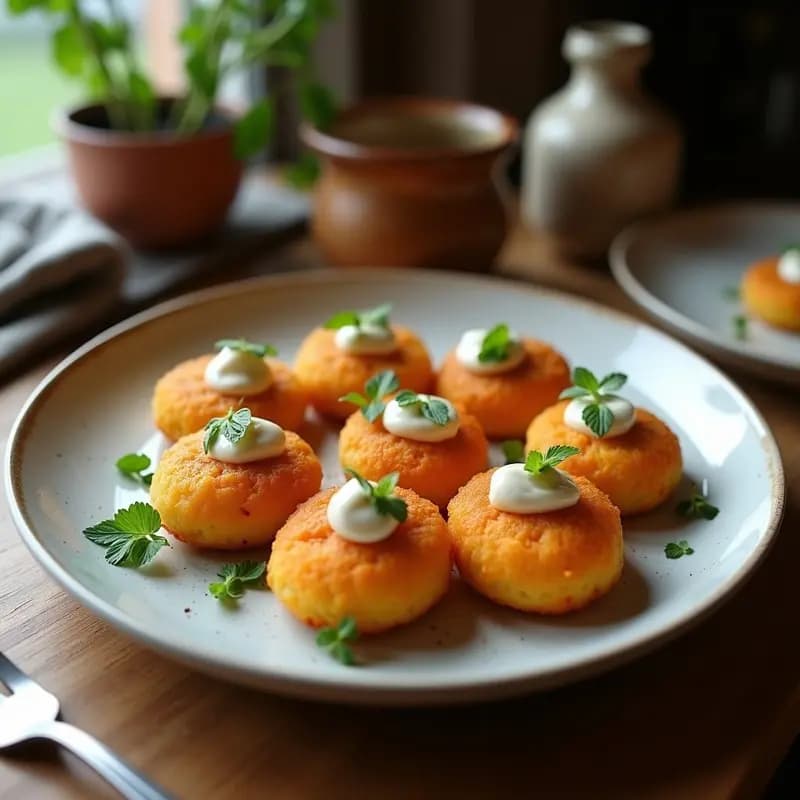 Buñuelos de bacalao con salsa alioli: Aperitivo navideño sin gluten en airfryer