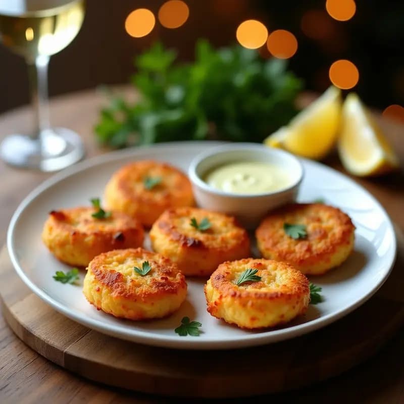 Buñuelos de Bacalao con Alioli: Aperitivo Crujiente y Sabroso para Navidad