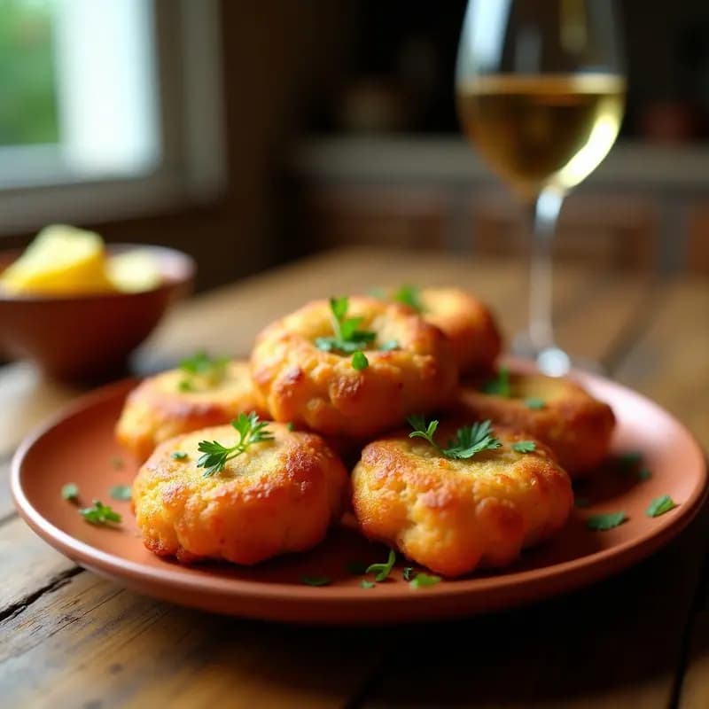 Buñuelos de Bacalao: Aperitivo Cruziente Andaluz