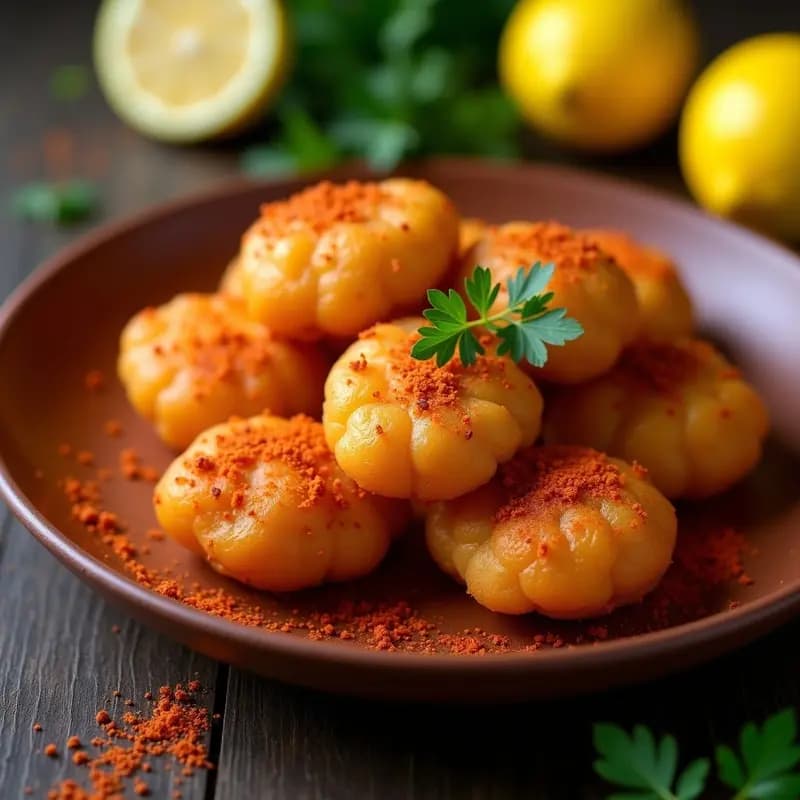 Buñuelos de Bacalao con Pimentón de la Vera: Aperitivo Español Crujiente en Airfryer