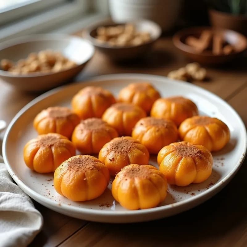 Buñuelos de Calabaza al Horno: Receta Crujiente Sin Freír y Alta en Fibra