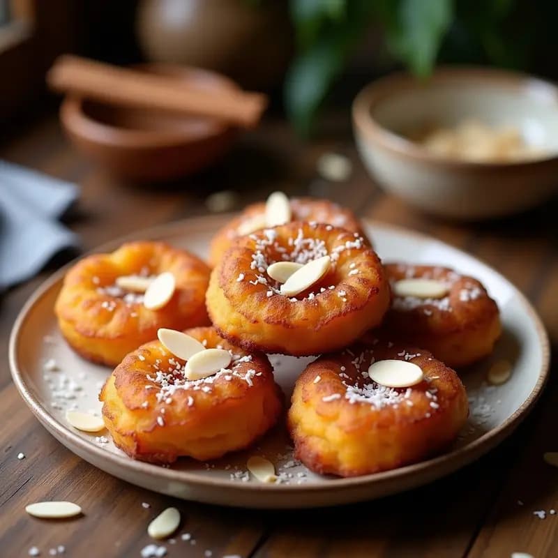 Bunuelos de Camote y Canela: Postre Peruano Sin Gluten y Frito en Airfryer