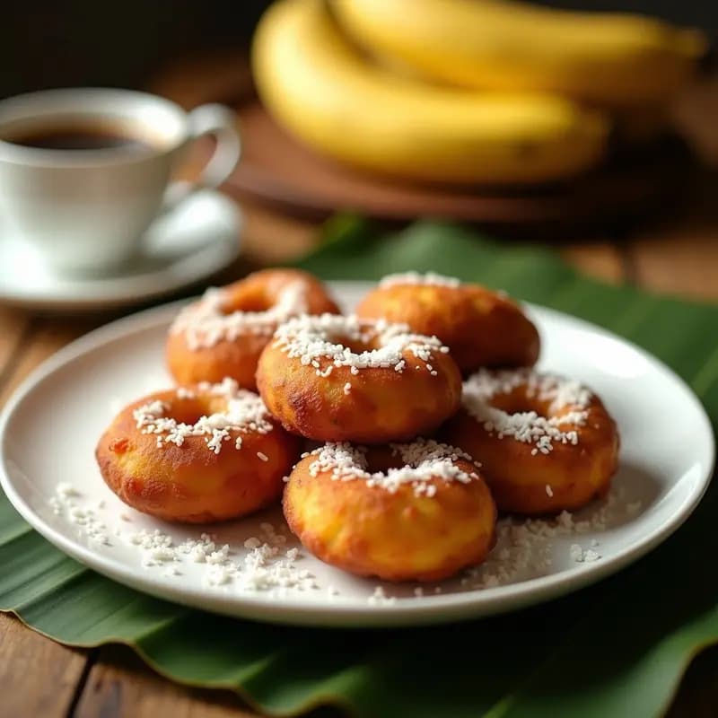 Bunuelos de Plátano Macho y Canela: Postre Filipino Crujiente en Airfryer