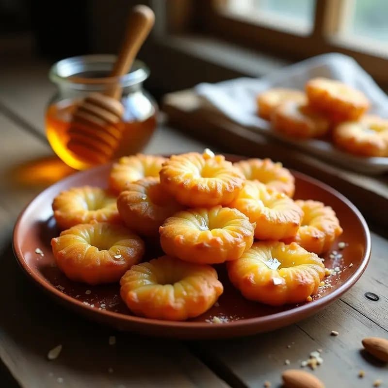 Buñuelos de Queso de Almendras y Miel de Agave: Postre Colombiano Keto en Airfryer