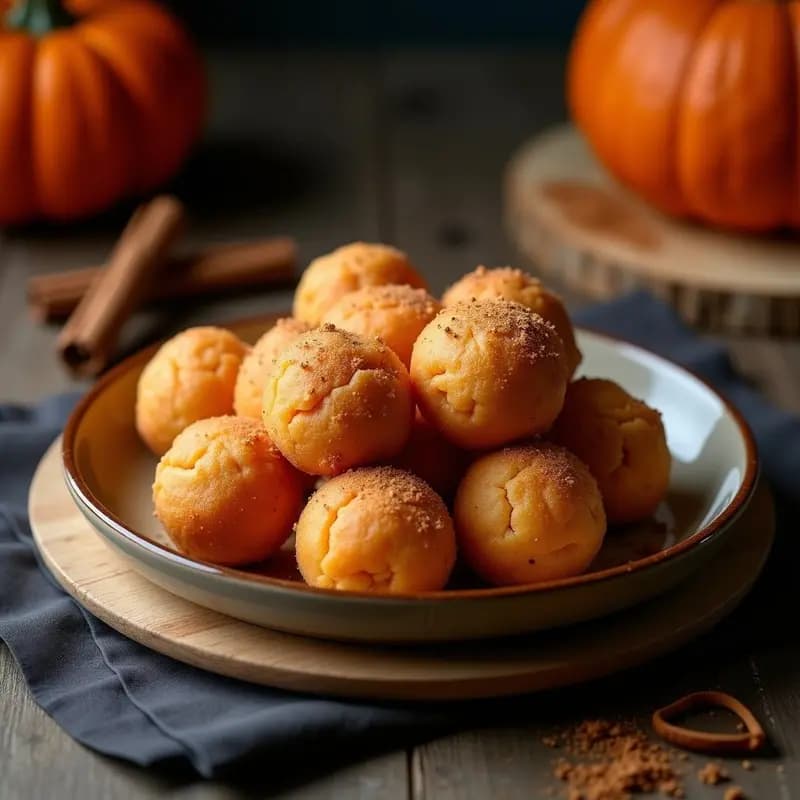 Bunyols de Calabaza y Canela: Aperitivo Español Crujiente y Sin Gluten