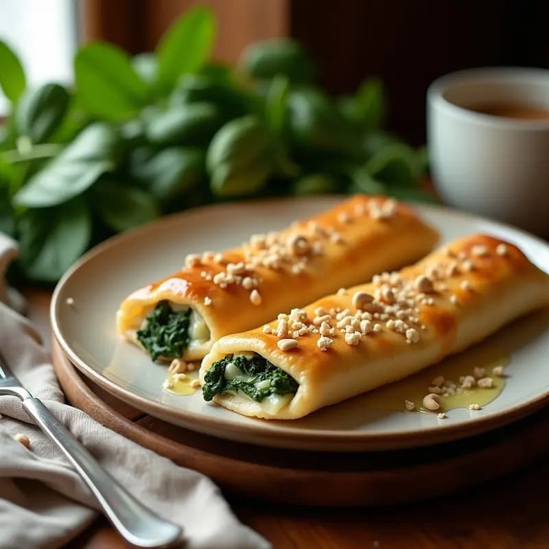 Burek de Espinacas y Tofu Desmenuzado: Receta Balcánica Vegana con Masa Filo Sin Gluten