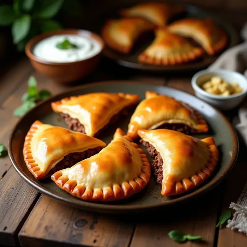 Buresa Bosniaca con Carne Picada y Cebolla: Empanadas Balcánicas al Horno