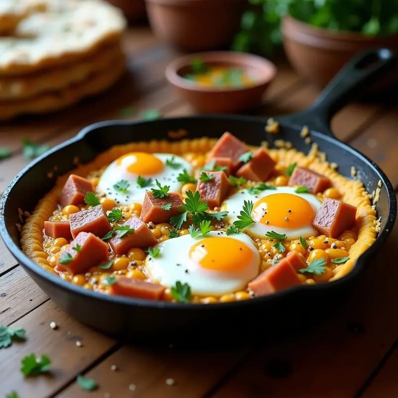 Burrellas Tunecinas de Atún y Huevos: Receta Tradicional Árabe en Sartén y Alta en Proteína