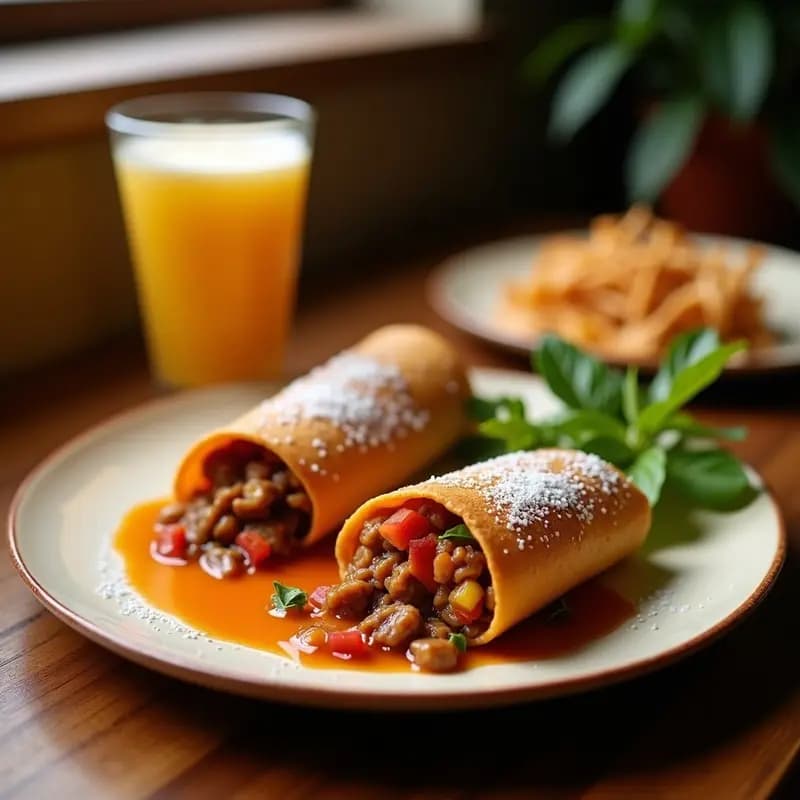 Burrito de Letuce con Carne de Res y Salsa de Guayaba: Receta Keto y Alta en Hierro