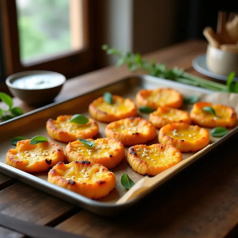 Bushing de Calabaza y Queso Haloumi: Entrante Libanes al Horno con Toque Crujiente
