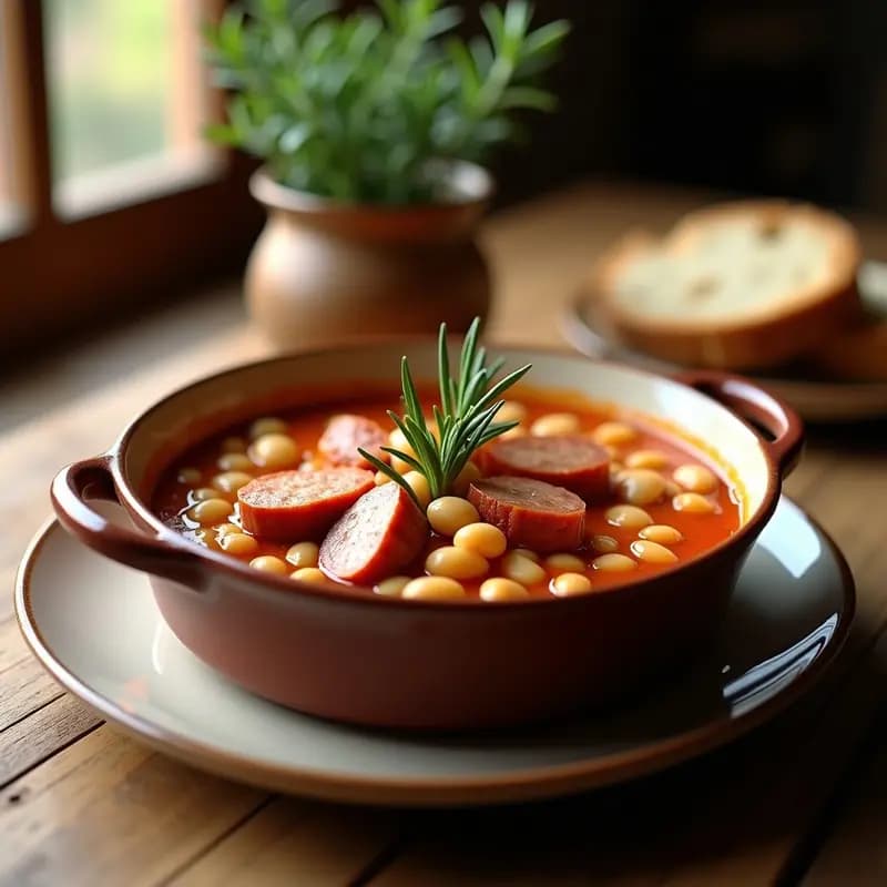 Butifarra Amb Mongets: Receta Catalana de Butifarra con Alubias