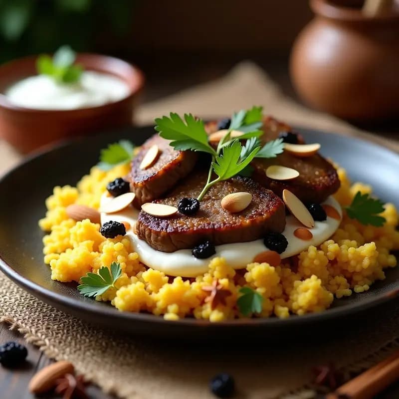 Byriani de Coliflor y Cordero: Receta India Keto con Especias Tradicionales