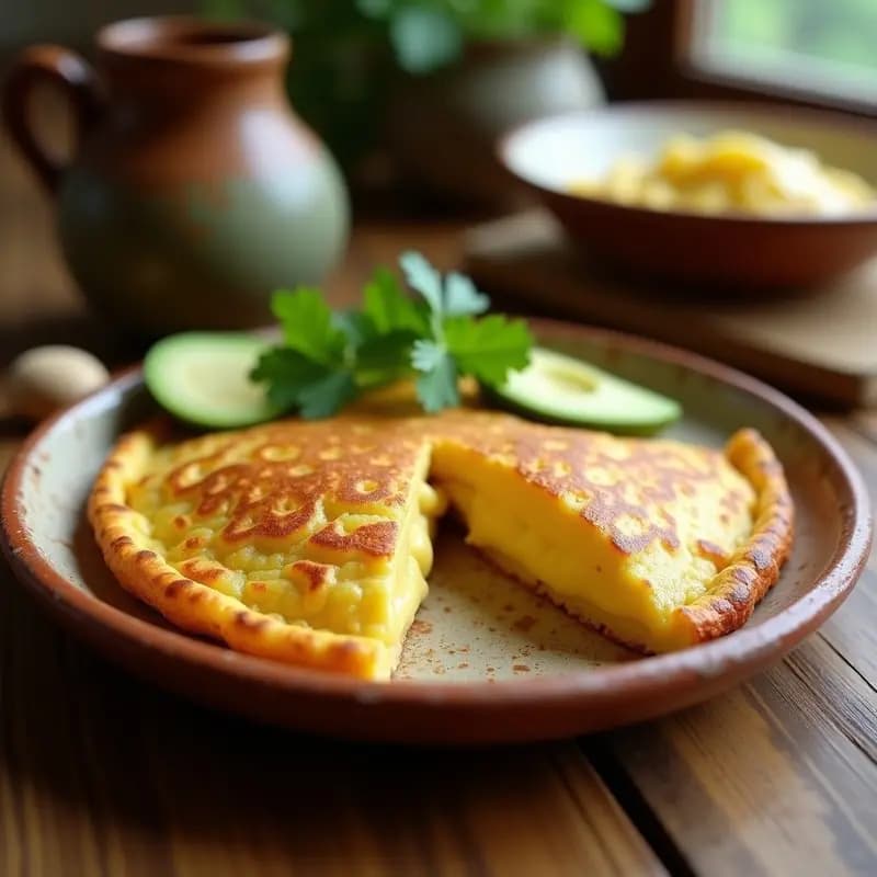 Cachapa Venezolana de Maíz Dulce y Queso de Anacardos: Desayuno Sin Lácteos