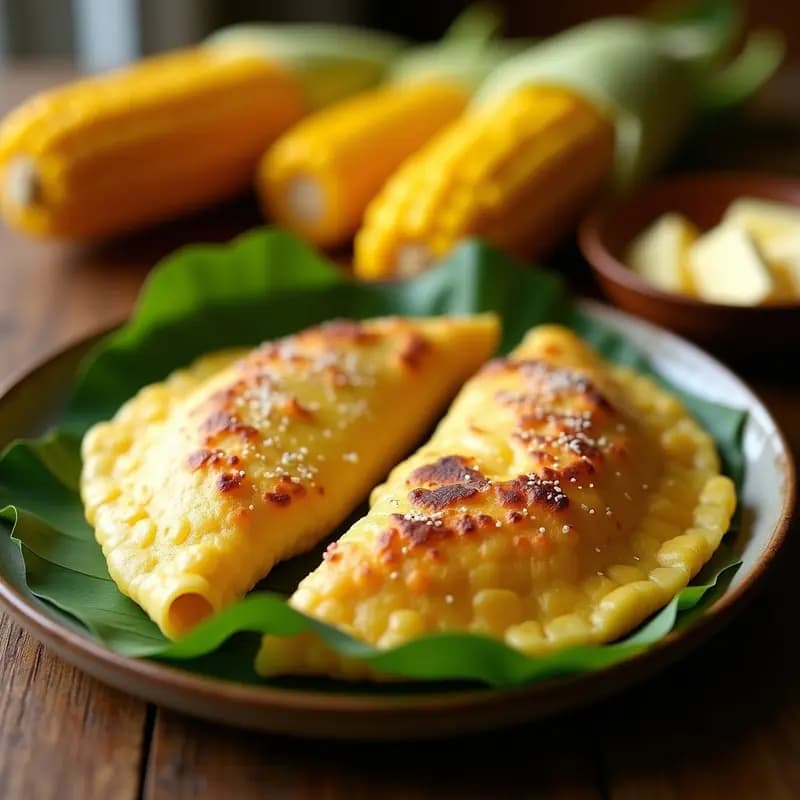 Cachapa Venezuelana de Maíz Tierno con Queso de Mano: Desayuno dulce-salado tradicional