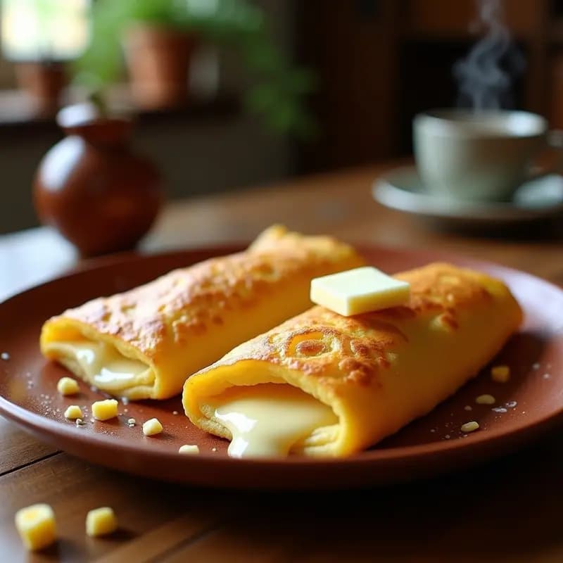 Cachapa Venezolana con Queso de Mano: Tortitas Dulces de Maíz para Desayunar