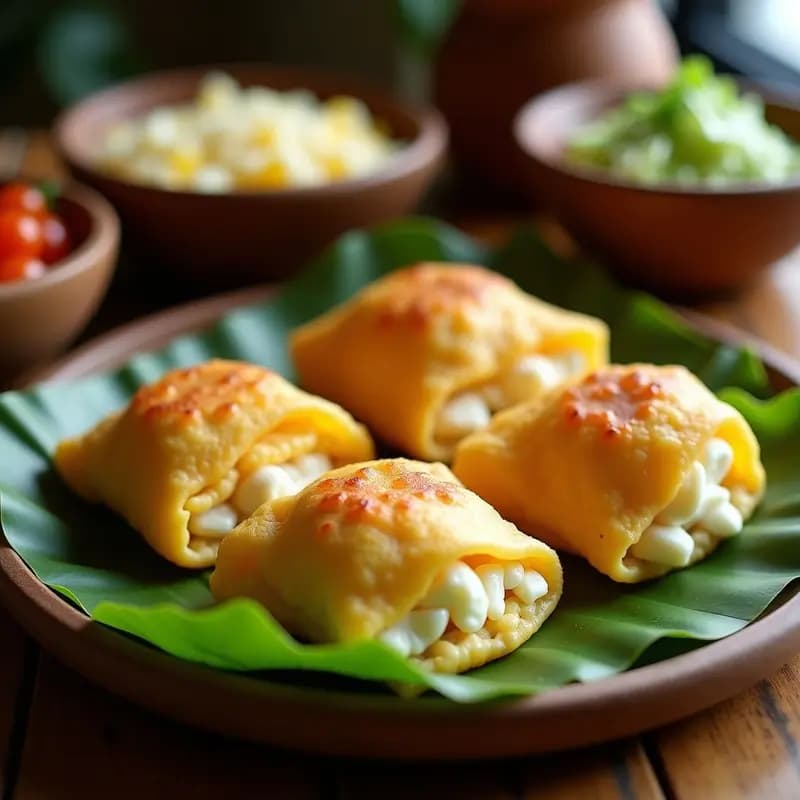 Cachapa Venezuelana con Queso de Mano: Aperitivo Dulce y Salado en Airfryer
