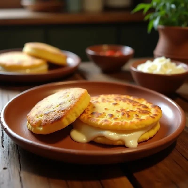 Cachapitas Venezolanas con Queso Fresco: Arepa Dulce Tradicional en 10 Minutos