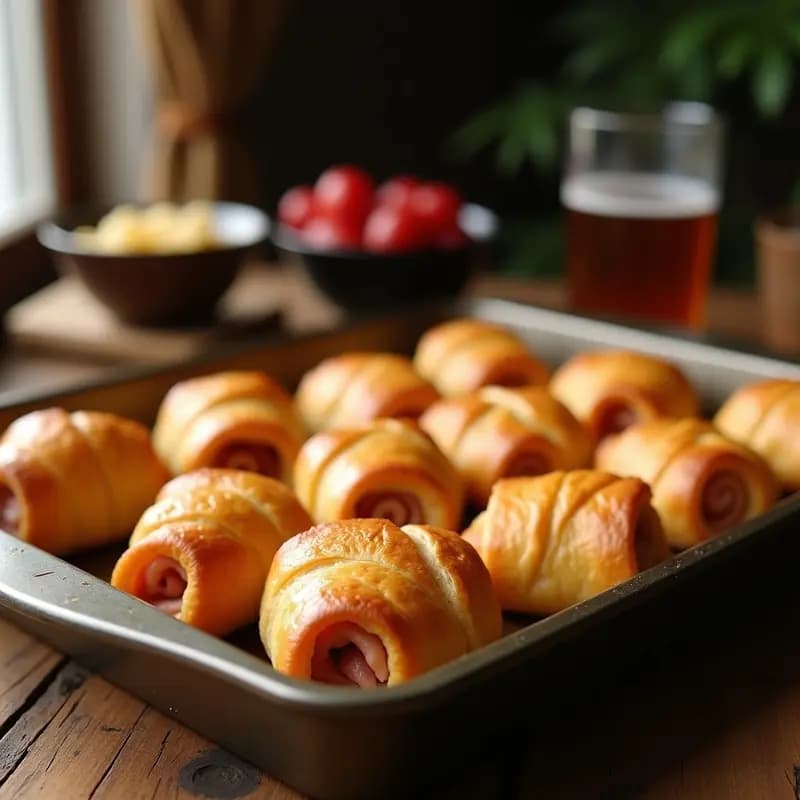 Cachitos de Jamón y Queso: Receta Venezolana Tradicional con Masa de Hojaldre