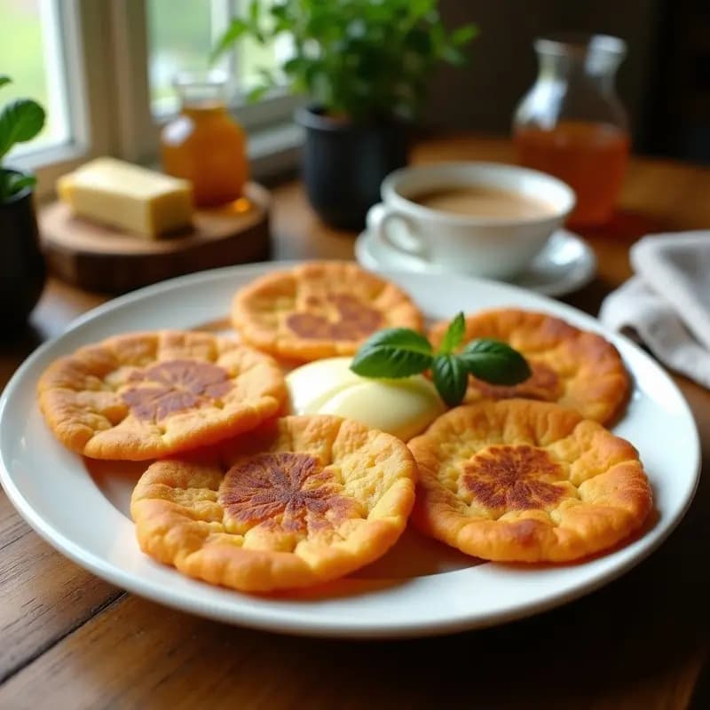 Cachizas Venezolanas con Queso de Cabra: Arepitas Dulces en Airfryer