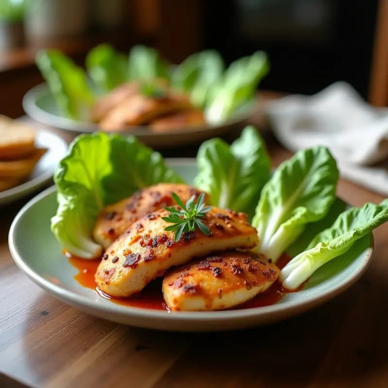Caesar Salad Wrap con Pollo y Aderezo Ligero: Envoltorio Fresco y Nutritivo