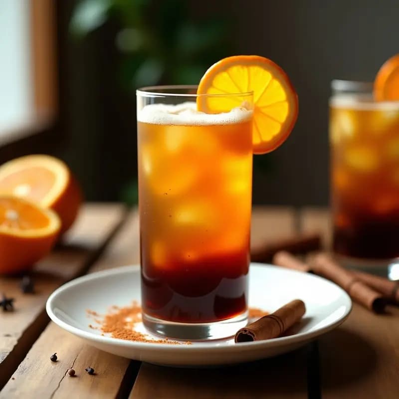 Bebida de Café Arancia: Receta Siciliana Refrescante con Zumo de Naranja y Especias