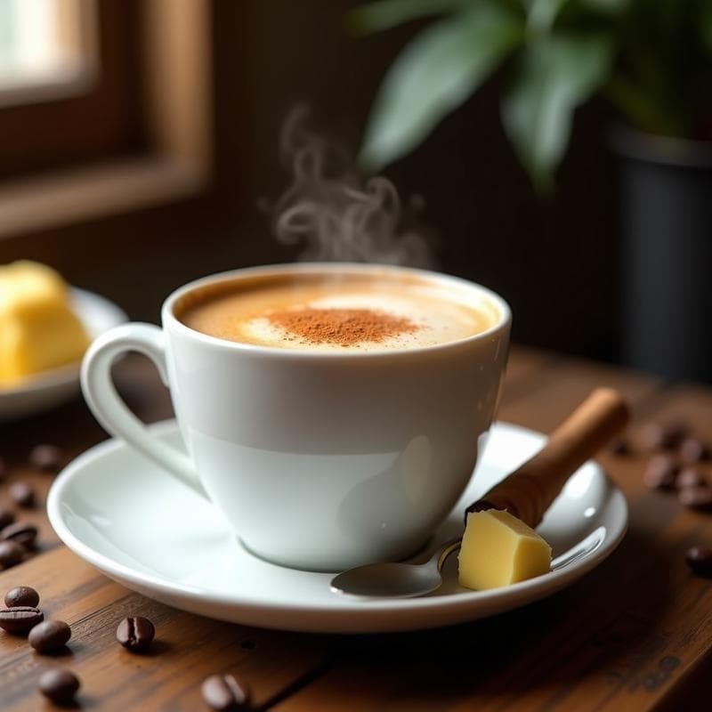 Café Bulleproof con Mantequilla de Yak y Canela: Bebida Keto Energizante