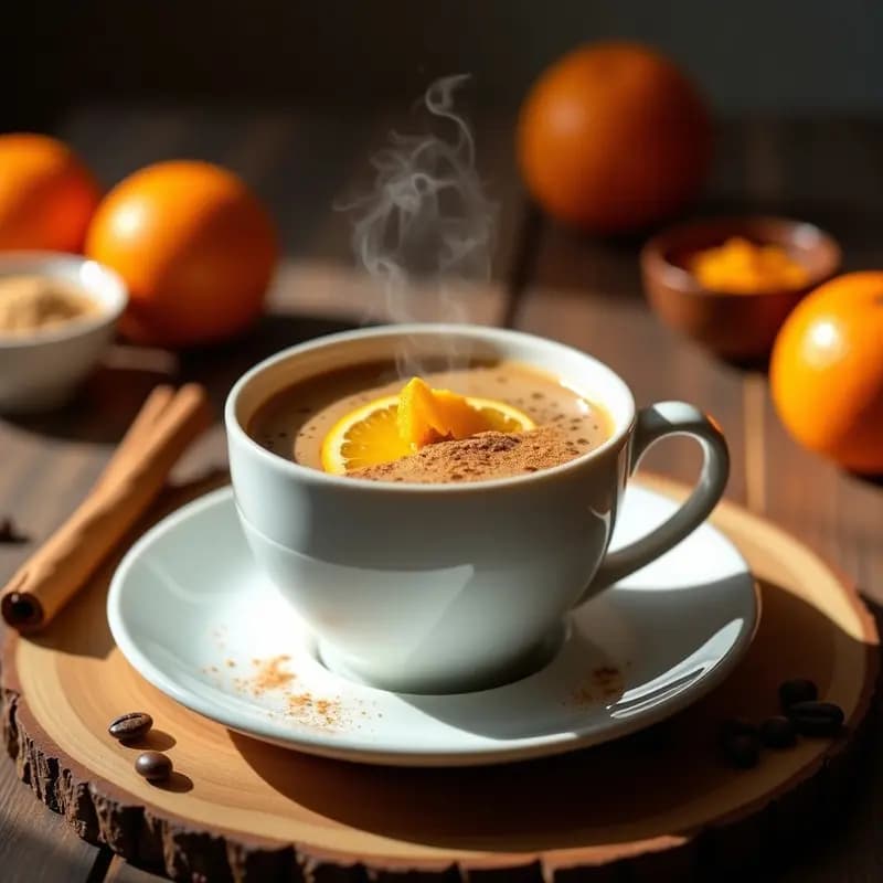 Café Viento de Cola de Mono: Bebida Chilena con Canela y Naranja