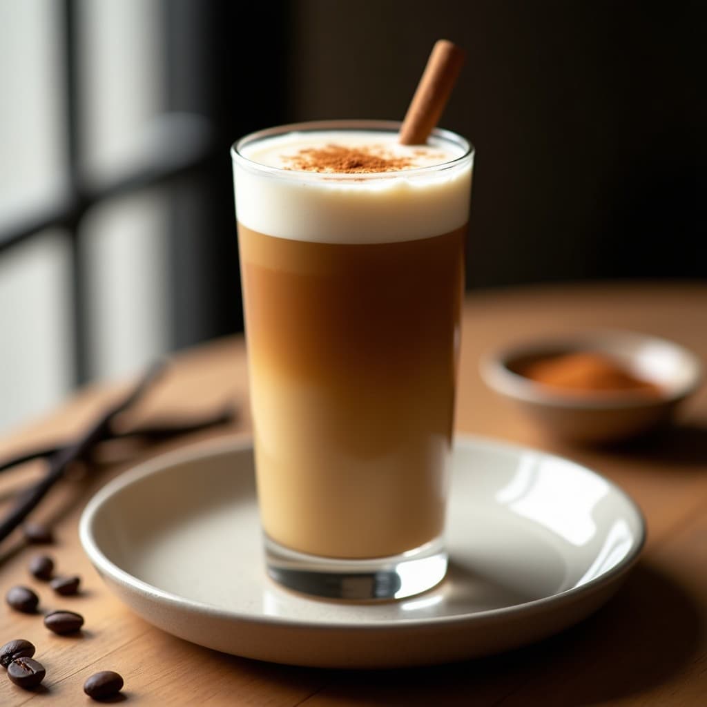 Bebida de Café Cold Brew y Leche de Avena con Esencia de Vainilla: Receta Energizante Sin Azúcar