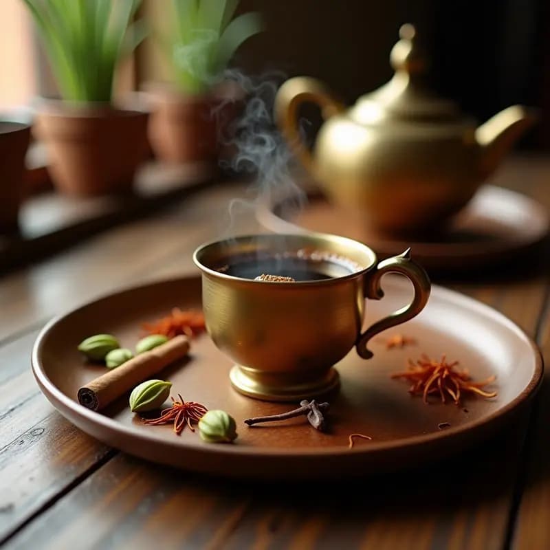 Café con Especias Árabes: Receta Tradicional con Cardamomo y Azafrán en 10 Minutos