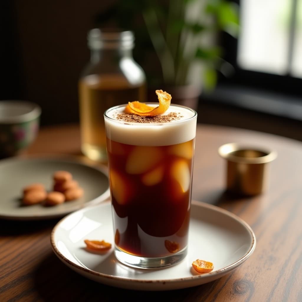 Bebida de Café Frío con Leche de Almendras y Especias Morunas: Receta Marroquí Refrescante Sin Azúcar