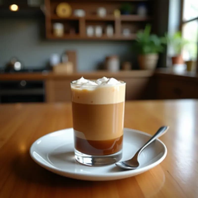 Bebida de Café con Hielo y Leche de Coco: Latte Thailándes Energético Sin Lácteos