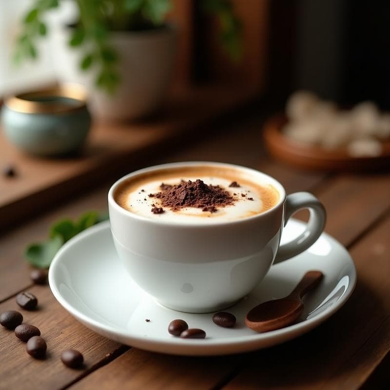 Bebida de Café y Hongos Medicinales: Latte Energético Inmunoestimulante en 5 Minutos