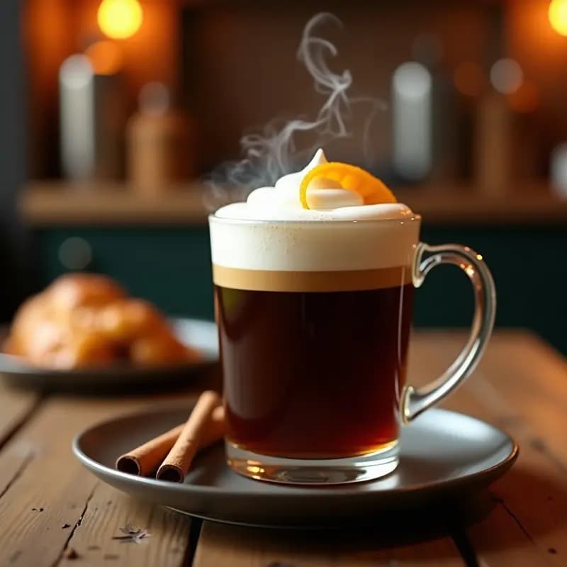 Café Irlandés con Whisky y Crema Batida: Bebida Caliente para Adultos