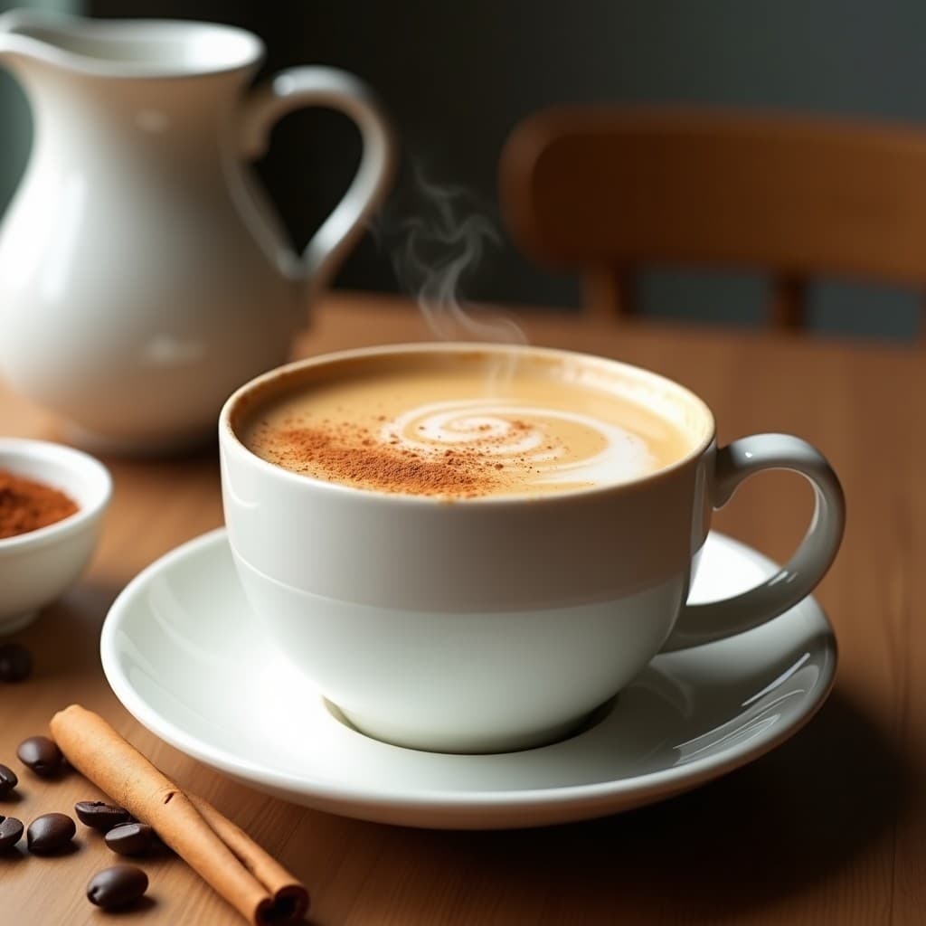 Café Latte de Avena y Canela: Bebida Vegana y Espumosa en 5 Minutos Sin Lácteos