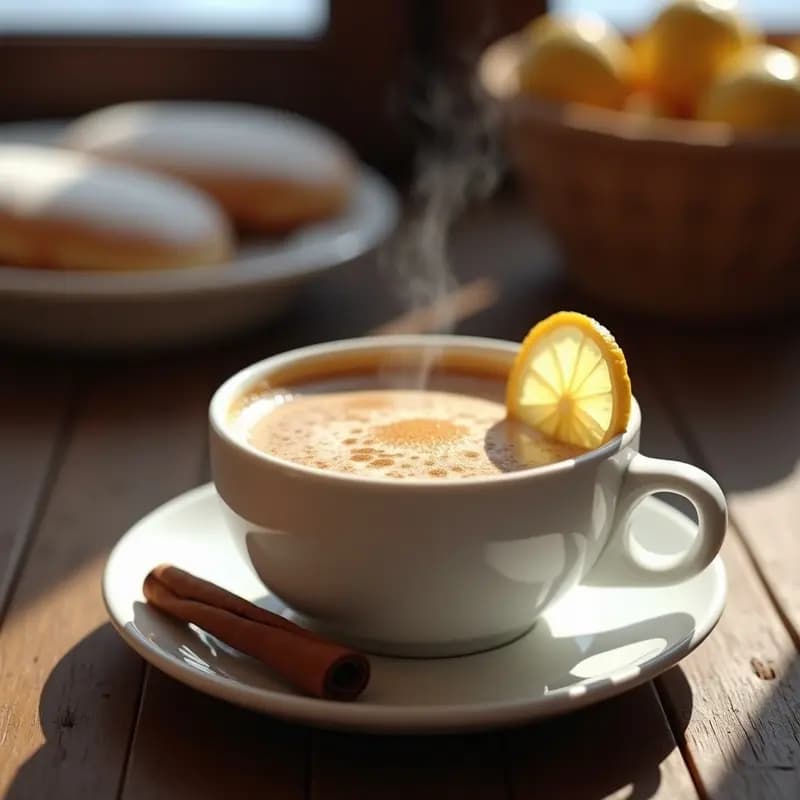 Café con Leche y Cognac: Bebida Caliente para Días de Invierno