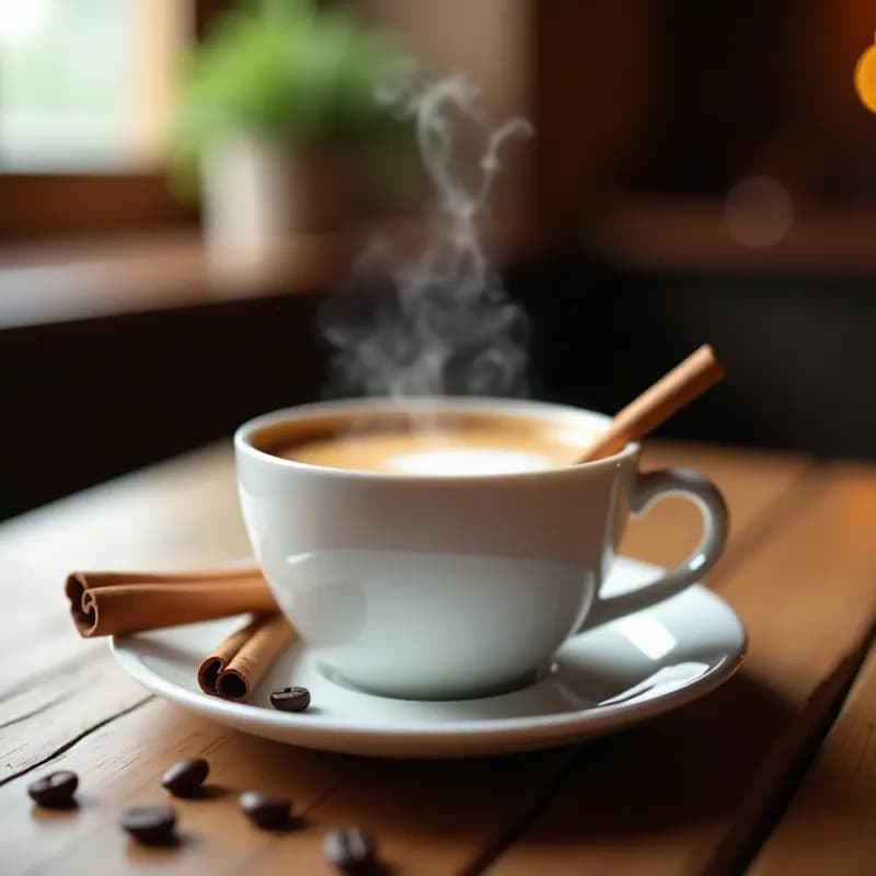 Café con Leche y Corteza de Canela: Bebida Española de Bar en Casa
