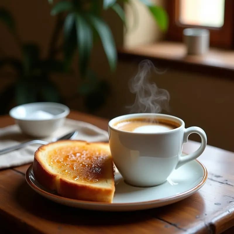 Café con Leche y Tostada con Manteca: Desayuno Energético al Estilo Andaluz