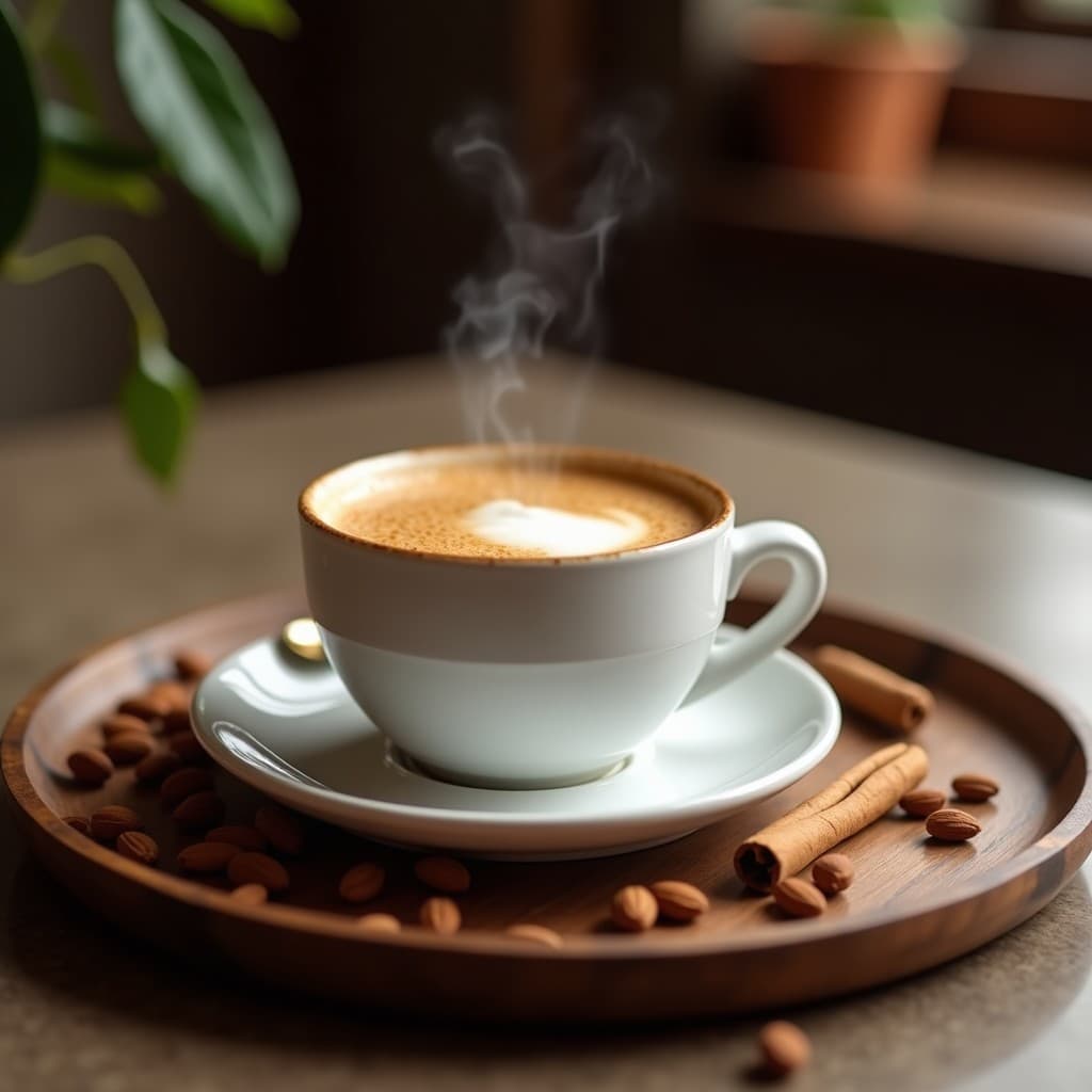 Bebida de Café Turco con Especias y Leche de Almendras: Receta Energizante Sin Lactosa